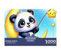 1000 PiècesPanda Décoration PuzzleNational Treasure-level Cute And Adorable Creature Puzzles Pour Adultes Avec Adultes 12 Ans Et Plus Puzzle Jeu Éducatif Le Défi Est Difficile Décoration Maison38x26cm