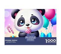 1000 PiècesPanda Pièce JigsawNational Treasure-Level Cute and Adorable Creature Puzzles pour Adultes avec Adultes 12 Ans Et Plus Jeu Difficile Le Défi Est Difficile Décoration Maison38x26cm/1000pcs