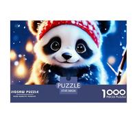 1000 PiècesPanda Pièce JigsawNational Treasure-Level Cute and Adorable Creature Puzzles pour Adultes avec Adultes 12 Ans Et Plus Jeu Difficile Le Défi Est Difficile Décoration Maison38x26cm/1000pcs