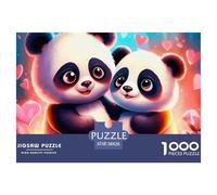 1000 PiècesPanda Pièce JigsawNational Treasure-level Cute And Adorable Creature Puzzles Pour Adultes Avec Adultes 12 Ans Et Plus Puzzle Jeu Éducatif Le Défi Est Difficile Cadeaux Décoration Maison38x2