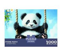 1000 PiècesPanda Pièce JigsawNational Treasure-level Cute And Adorable Creature Puzzles Pour Adultes Avec Adultes 12 Ans Et Plus Brainteasing Le Défi Est Difficile Cadeaux Décoration Maison38x26cm/100