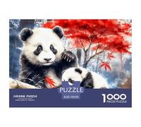 1000 PiècesPanda Pièce JigsawNational Treasure-level Cute And Adorable Creature Puzzles Pour Adultes Avec Adultes 12 Ans Et Plus Puzzle Jeu Éducatif Le Défi Est Difficile Cadeaux Décoration Maison70x5