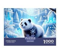 1000 PiècesPanda Pièce JigsawNational Treasure-Level Cute and Adorable Creature Puzzles pour Adultes avec Adultes 12 Ans Et Plus Brainteasing Le Défi Est Difficile Décoration Maison70x50cm/1000pcs