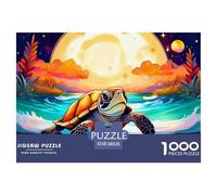 1000 PiècesTortue de mer Décoration PuzzleThe Spirit of The Sea Has A Long Lifespan Puzzles pour Adultes avec Adultes 12 Ans Et Plus Puzzle Jeu Éducatif Le Défi Est Difficile Décoration Maison38x26c