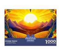 1000 Piècestournesol Le PuzzleA Plant That Always Faces The Sun Puzzles pour Adultes avec Adultes 12 Ans Et Plus Puzzle Jeu Éducatif Le Défi Est Difficile Cadeaux Décoration Maison38x26cm/1000pcs