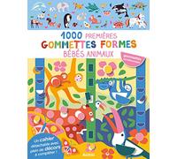 1000 premières gommettes formes - Bébés animaux - Mes tout premiers autocollants