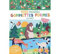 1000 premieres gommettes formes - la foret - Nadia Taylor - Auzou Philippe Eds - broché - Document jeunesse