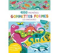 Mes tout premiers autocollants - 1000 premières gommettes formes dinosaures