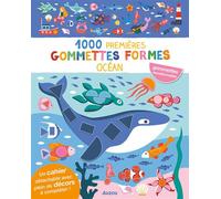 1000 premières gommettes formes océan - Nadia Taylor - Auzou Philippe Eds - broché - Document jeunesse