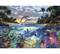 Ravensburger - Puzzle Adulte - Puzzle 1000 p - Baie de coraux - 19145