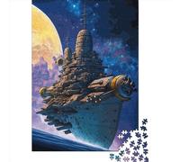 1000 Puzzles carrés créatifs sur Le thème de la Bataille navale Spatiale pour Adultes, Puzzles en Papier, Jeu de défi Unique, 38 x 26 cm / 1000 pièces