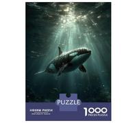 1000 Puzzles pour Adultes Orca Whale Swimming Underwater with Sunbeams Jeu De Réflexion pour Adultes, Idéal pour La Décoration Ou comme Cadeau pour Toute La Famille 52x38cm/1000pcs