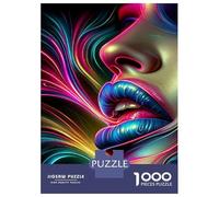 1000 Puzzles pour Adultes Psychedelic Art Print-1 Jeu De Réflexion pour Adultes, Idéal pour La Décoration Ou comme Cadeau pour Toute La Famille 38x26cm/1000pcs