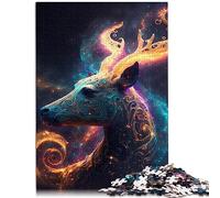 1000 Puzzles pour Adultes Puzzles en Bois de Renne pour Adultes et Enfants Puzzle 19,7 x 29,5 Pouces pour Enfants