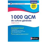 1000 Qcm De Culture Générale - Catégories A, B Et C