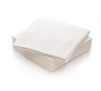 1000 Serviettes Écoresponsables en Papier Blanc à Cocktail, Biodégradables, de Table (29x30)