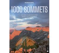 1000 sommets 10 ans d'ascensions dans les Pyrénées françaises - Patrick Espel - Bonneton Christine Eds - broché - Beau livre