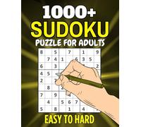 1000+ Sudoku Puzzles for Adults: A Book with More Than 1000 Sudoku Puzzles from Easy to Hard | Suduko Books for Adults
