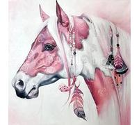 1000-teiliges Puzzle, Lernpuzzle Pferd, Tierpferd, interaktives Familienspiel, Puzzle-Set für Die Gehirnherausforderung, 70 x 50 cm