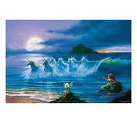 1000-teiliges Puzzle, Lernpuzzle Pferd, Tierpferd, interaktives Familienspiel, Puzzle-Set für Die Gehirnherausforderung, 70 x 50 cm