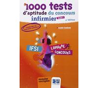 1000 tests d'aptitude du concours d'infirmier: Tome 1