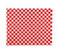 1000 unité - Mini Papier Ingraissables Basket 'Fitipaldi' 32 G/M2 20X25 Cm Rouge Parch.Ingraissable