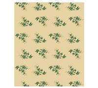 1000 unité - Papier Ingraissables Basket 'Feel Green' 34 G/M2 31X31 Cm Naturel Parch.Ingraissable