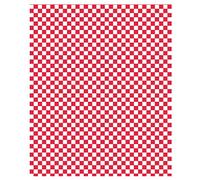 1000 unité - Papier Ingraissables Basket 'Fitipaldi' 32 G/M2 31X38 Cm Rouge Parch.Ingraissable