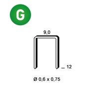 10000 AGRAFES V-12 GALVA - ASLAFIX - 6V-121