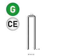 10000 AGRAFES Z-50 GALVA 12µ - ASLAFIX - 6Z-501CE