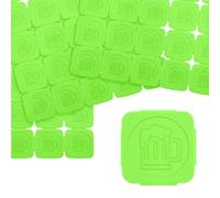 10000 jetons événementiels séparables avec chope de bière en Relief CombiCraft en Vert Fluo lumière Noire en Plastique, destiné comme jetons de Festival, jetons de Consigne ou comme jetons de buvette