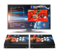 10000 jeux dans 1 boîte Pandora Saga Retro Game Machine d'arcade Console de jeu Fonction WiFi pour ajouter des jeux compatibles PC, projecteur, TV, jeux 3D 4 joueurs Liste préférée Enregistrer