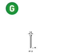 10000 Pointes fines MINIBRADS JM-16 GALVA - ALSAFIX - 6JM161