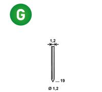10000 POINTES SANS TÊTE GA-19 MM - ASLAFIX - 6GA191
