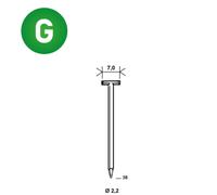 10000 POINTES T-38 GALVA - ASLAFIX - 6T-382