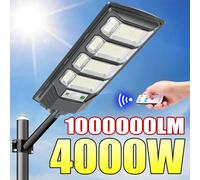 1000000 LM lumière LED solaire lumière du soleil extérieure 4000W puissant capteur de mouvement extérieur lampe solaire jardin rue projecteur applique murale