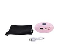 10000mAh 2 en 1 Mini Hand Plus réchauffeur USB RECHARGÉable Electric Handy Winmer Winter Chaufing Tools Banque d'alimentation Portable pour Les activités de Plein air Randonnée (Rosa)