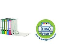 [100023250-10] ELBA Lot de 10 classeurs smart marbré nuageux, dos: 80 mm, rou...