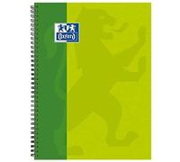 Oxford Cahier à spirales A4 80 feuilles perforées Linéature 27, ligné avec marge à droite et à gauche 1 Stück orange