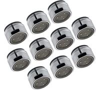 10005106 Schläfer | Aérateur robinet M24x1 anti-calcaire, économiseur d'eau compatible Neoperl Honeycomb, mousseur filetage mâle pour mitigeur cuisine et salle de bain, débit régulé - lot 10 pièces