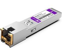 1000BASE-T SFP Transceiver,Module Mini GBIC en cuivre 1.25G SFP vers RJ45 pour Cisco GLC-T/SFP-GE-T,Ubiquiti UniFi UF-RJ45-1G,Mikrotik,Meraki,Netgear,1 pièces