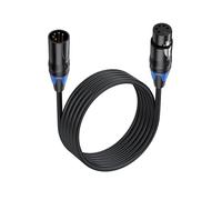 (1000cm)5Pin DMX512 XLR Male to Female Cable Microphone Connection Wire Extension Line