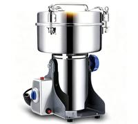 1000G Broyeur Grains Électrique Type Balançoire 3 Couches 6 Lames Acier Inox Martensitique 1600W Broyage 55s Pulvérisateur Minuterie Protection Surcharge Pour Maison Petite Entreprise Graines Épices