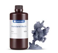 [1000g Résine] ANYCUBIC Résine Imprimante 3D Standard UV 405nm, Durcissement Rapide, avec une Grande Précision et une Excellente Fluidité, Résine Photopolymère pour l'Impression 3D LCD/DLP/SLA (Gris)