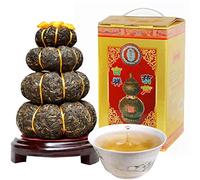 1000g Yunnan Thé Pu-erh brut fait à la main en forme de gourde de thé Puer thé cadeau à collectionner