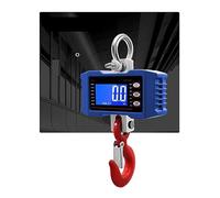 1000Kg/500Kg balance suspendue numérique de grue robuste portable LCD rétro-éclairage échelles à crochet industrielles changement d'unité Artisans ou Ouvriers(LCD 500KG Blue)
