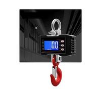 1000Kg/500Kg balance suspendue numérique de grue robuste portable LCD rétro-éclairage échelles à crochet industrielles changement d'unité Artisans ou Ouvriers(LCD 500KG Black)