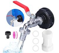 1000L Adaptateur De Réservoir De Vidange IBC 3/4", Avec Filetage Grossier S60X6 Adaptateur De Réservoir De Vidange, Pour Robinet De Jardin, D'adaptateur De Cuve