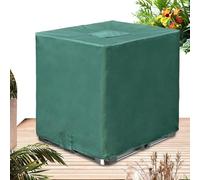 1000L IBC Tote Cover - Heavy Duty 210D Oxford Cloth Water Tank Hood - Waterproof, Dustproof & UV Protective Garden Reservoir Shield - Rain & Wind Defense for Outdoor Storage (120x116x100cm)