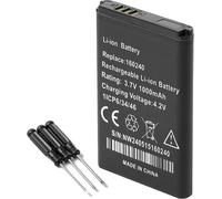 1000mAh 3.7V 160240 Battery Compatible with SteelSeries Arctis Pro Wireless H Series 61298RX Siberia 800 840 P800,Bluetooth Headset,Gaming Headset,Li-ion Batteries with 3 Screwdrivers
